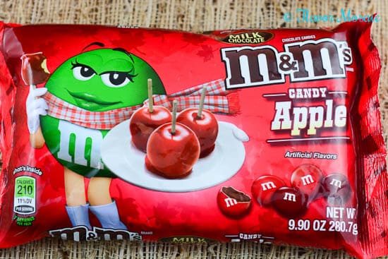 Candy Apple M&M Magic Bars