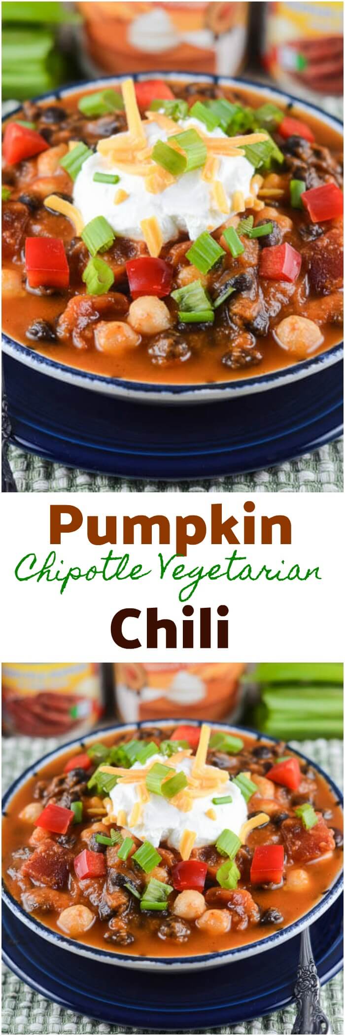 Pumpkin Chili - Pumpkin Chipotle Vegetarian Chili Long Pin