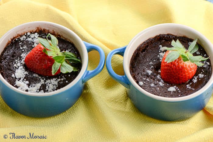 Chocolate Mug Cake for Two