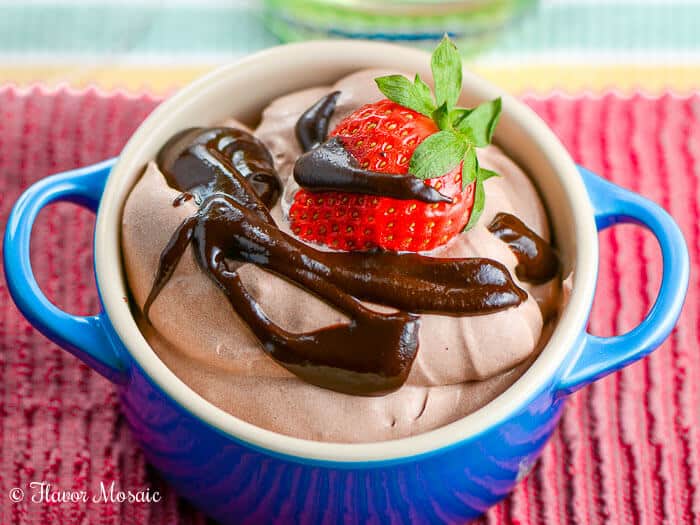 Strawberry Chocolate Mousse Brownie