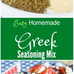 Easy Homemade Greek Seasoning Mix by Flavor Mosaic takes only 5 minutes to make and adds a delicious Greek flavor to your favorite dishes.