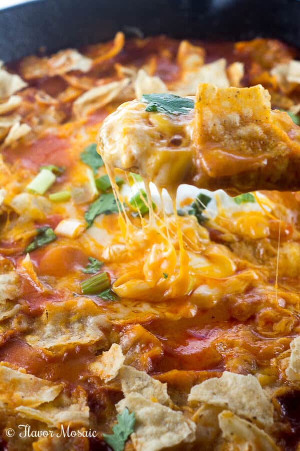 Easy Chicken Enchilada Skillet Dinner is great for an easy delicious weeknight meal that is sure to become a family favorite.