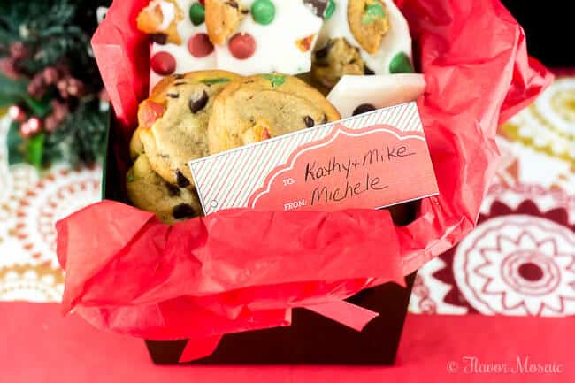 Holiday Chocolate Chip Cookie Bark Candy