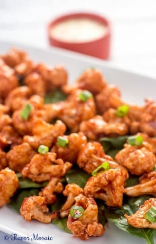 Maple Chipotle Barbecue Cauliflower by Flavor Mosaic
