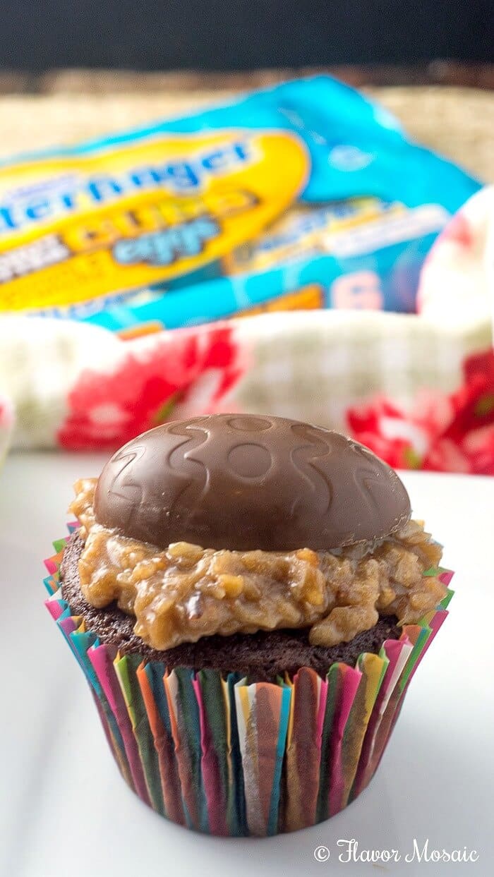 BUTTERFINGER® Cup Egg German Chocolate Cupcakes By Flavor Mosaic