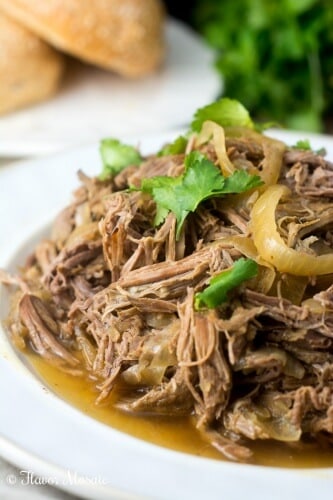 Slow Cooker Pulled Pork Sandwiches Recipe by Flavor Mosaic