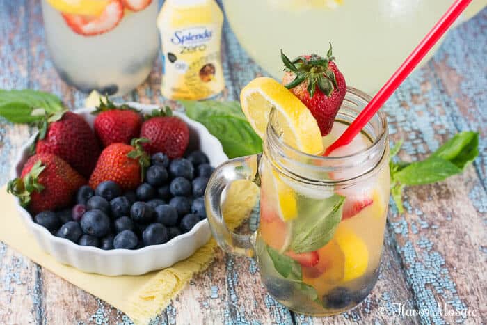 Berry Basil Lemonade