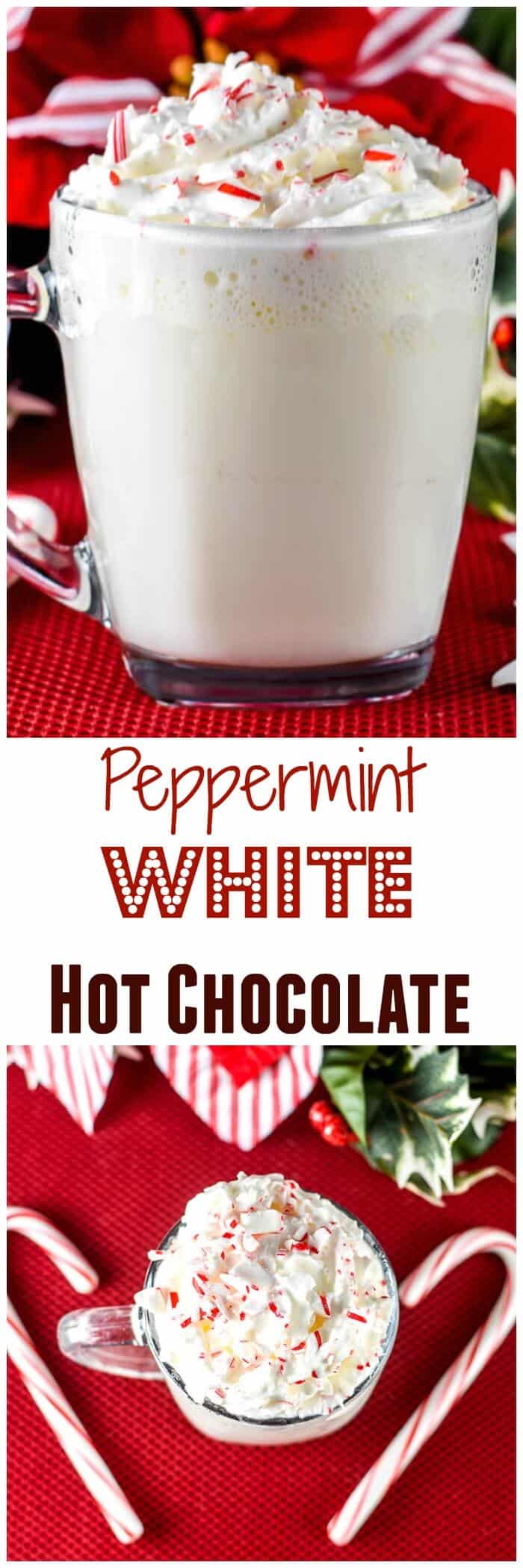 Peppermint White Hot Chocolate Long Pin Flavor Mosaic