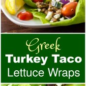 Greek Turkey Taco Lettuce Wraps by Flavor Mosaic