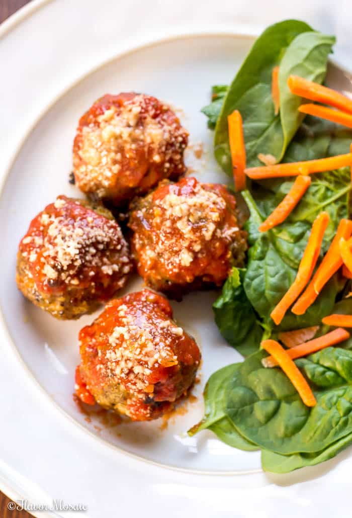 Baked Italian Meatballs (Homemade and Low Carb)