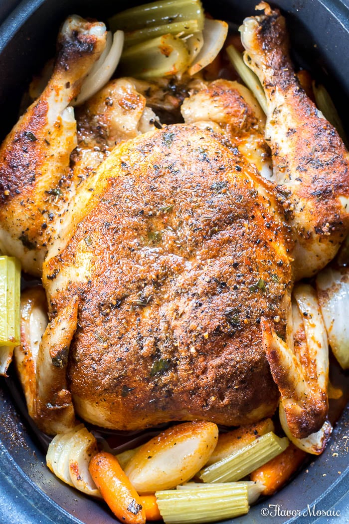 Crock Pot Roast Chicken