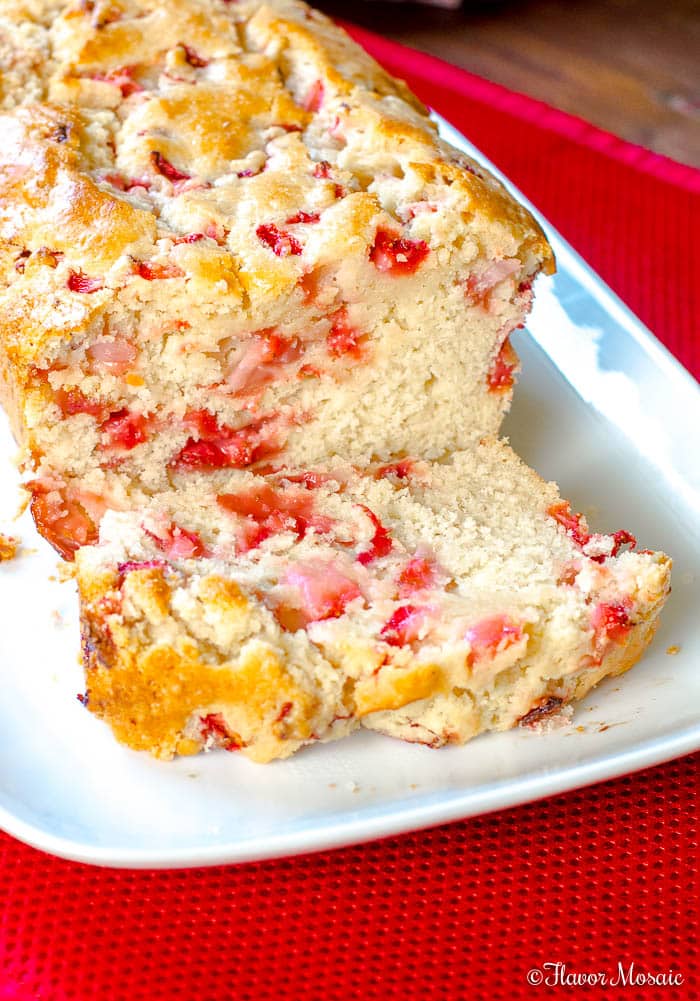 Strawberry Bread is a sweet quick bread made with fresh Strawberries i