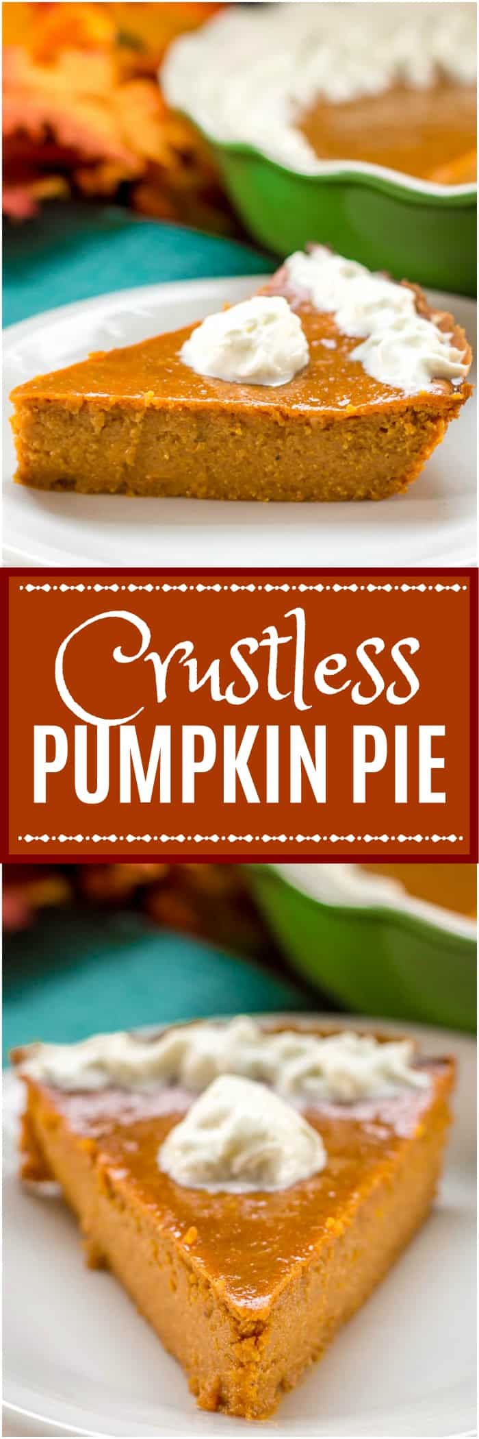 This Crustless Pumpkin Pie keeps only the best part of the pumpkin pie, the pumpkin pie filling, and is so delicious that you won’t miss the crust. 
