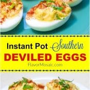 Instant Pot Southern Deviled Eggs Long Pin Flavor Mosaic