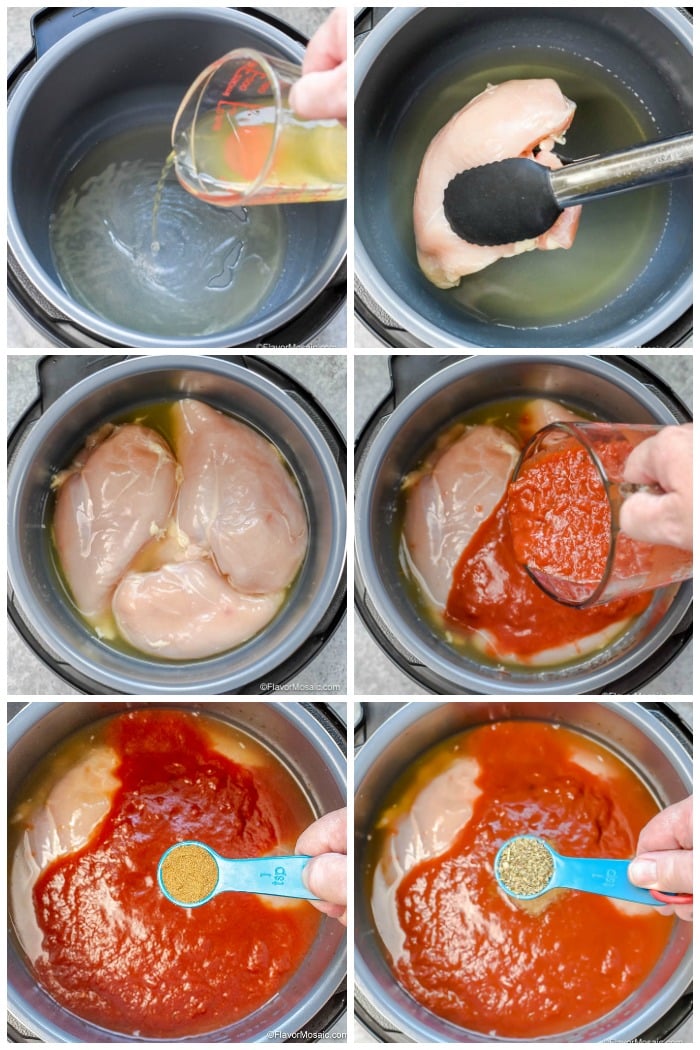 Instant Pot Chicken Tinga How To Make Step By Step Photos Flavor Mosaic