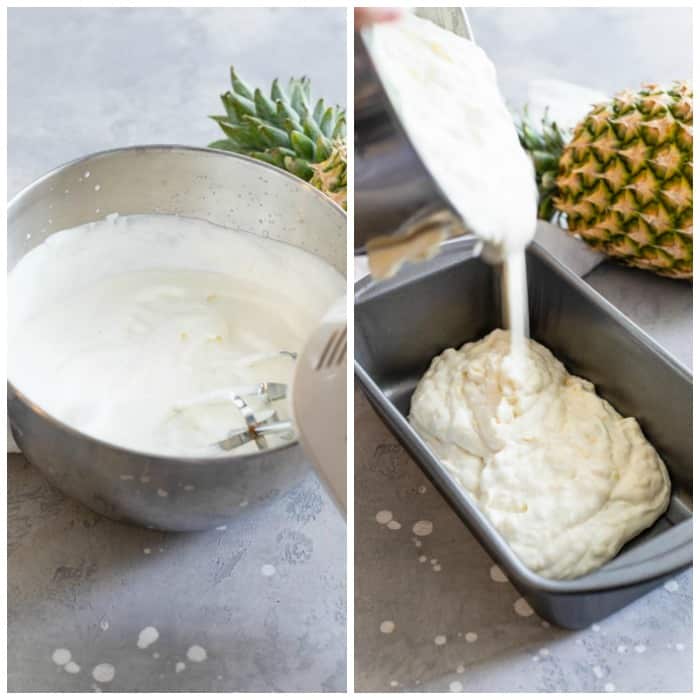 Pineapple Ice Cream Step By Step How To Process Photo Collage