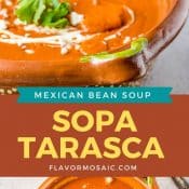 2-Photo Pin for Sopa Tarasca - Mexican Pinto Bean Soup