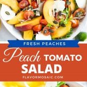 Grilled Peach Salad